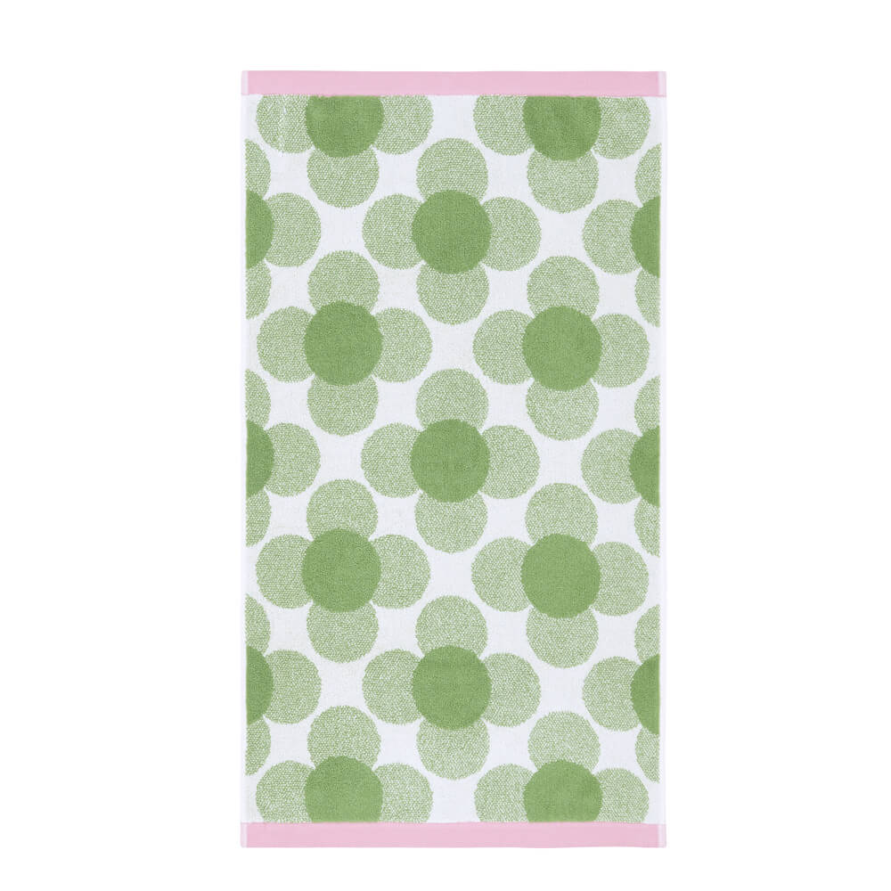 Orla Kiely Retro Flower in Clover Towel